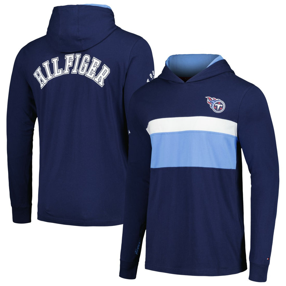 Tommy Hilfiger Morgan Long Sleeve Hoodie T-Shirt - Tennessee Titans
