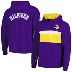 Tommy Hilfiger Morgan Long Sleeve Hoodie T-Shirt - Minnesota Vikings