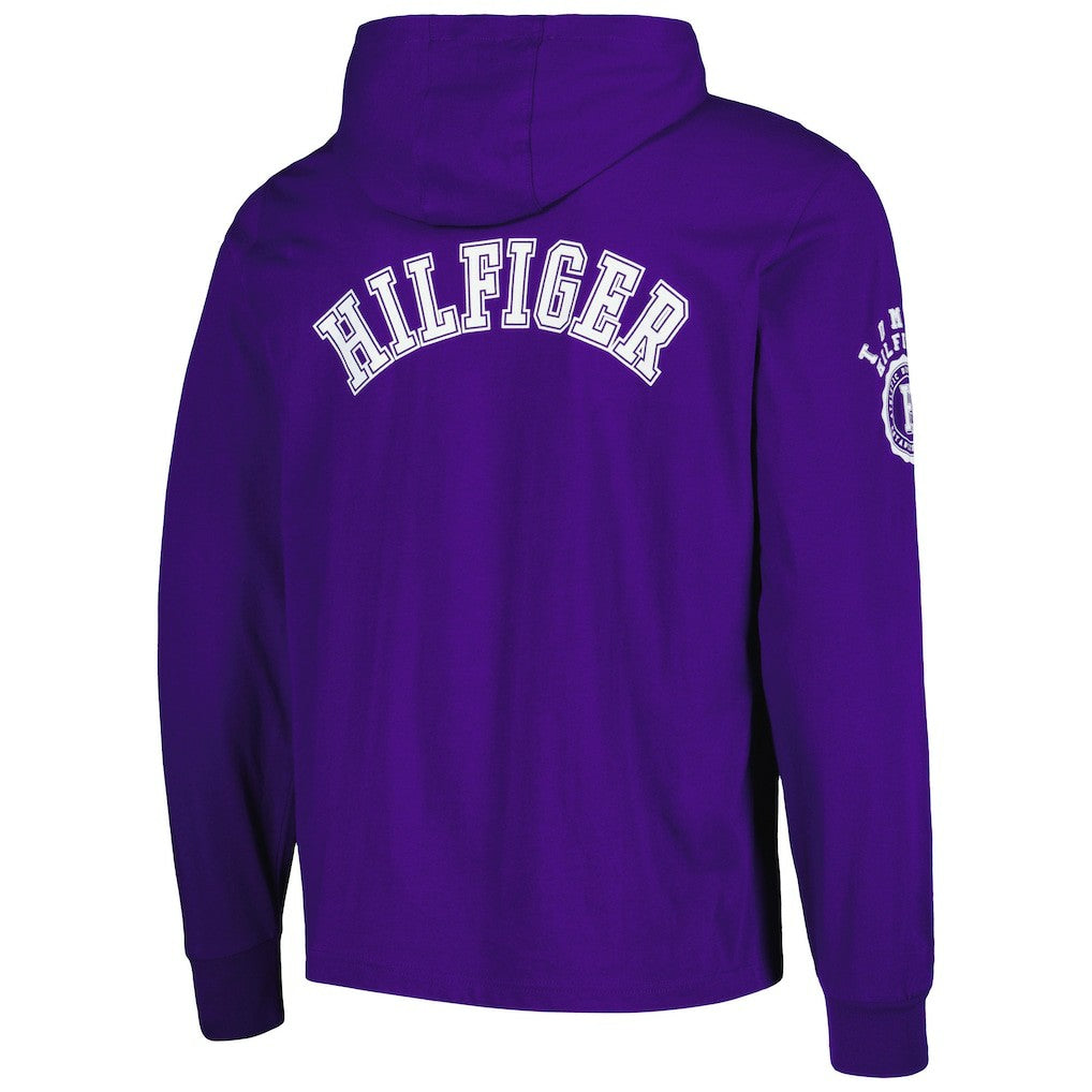 Tommy Hilfiger Morgan Long Sleeve Hoodie T-Shirt - Minnesota Vikings