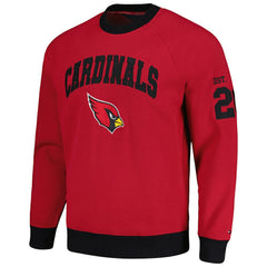 Tommy Hilfiger Reese Raglan Tri-Blend Pullover Sweatshirt - Arizona Cardinals