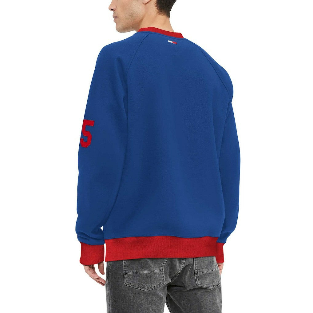 Tommy Hilfiger Reese Raglan Tri-Blend Pullover Sweatshirt - New York Giants