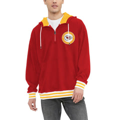 Tommy Hilfiger Aaron Quarter-Zip Hoodie - Kansas City Chiefs