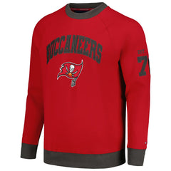 Tommy Hilfiger Reese Raglan Tri-Blend Pullover Sweatshirt - Tampa Bay Buccaneers