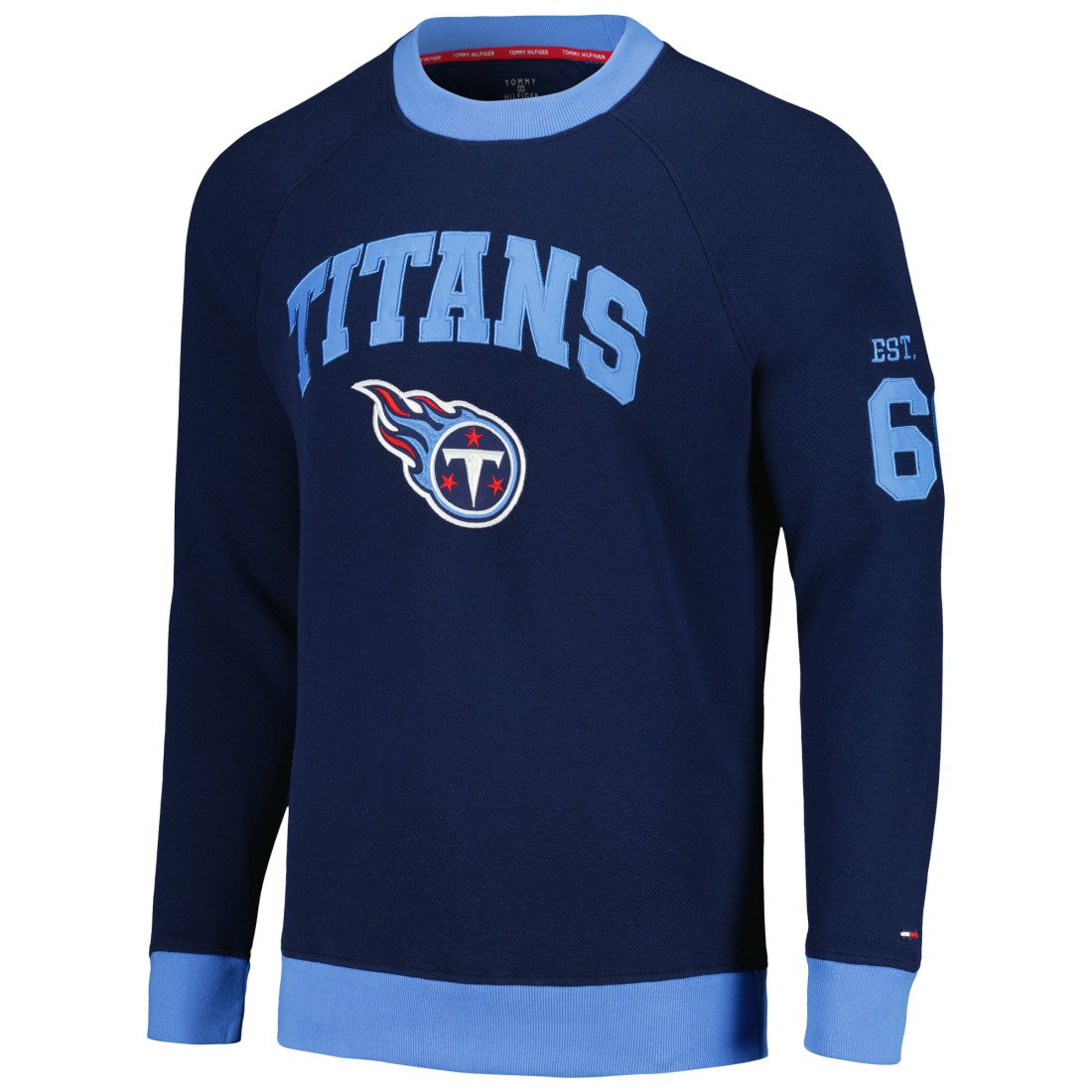 Tommy Hilfiger Reese Raglan Tri-Blend Pullover Sweatshirt - Tennessee Titans