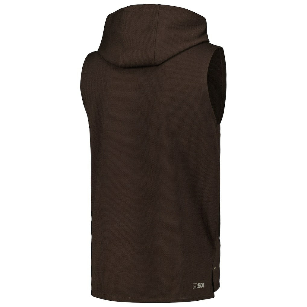 MSX by Michael Strahan Marathon Sleeveless Pullover Hoodie - Cleveland Browns