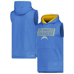 MSX by Michael Strahan Marathon Sleeveless Pullover Hoodie - Los Angeles Chargers