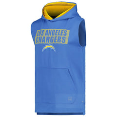 MSX by Michael Strahan Marathon Sleeveless Pullover Hoodie - Los Angeles Chargers