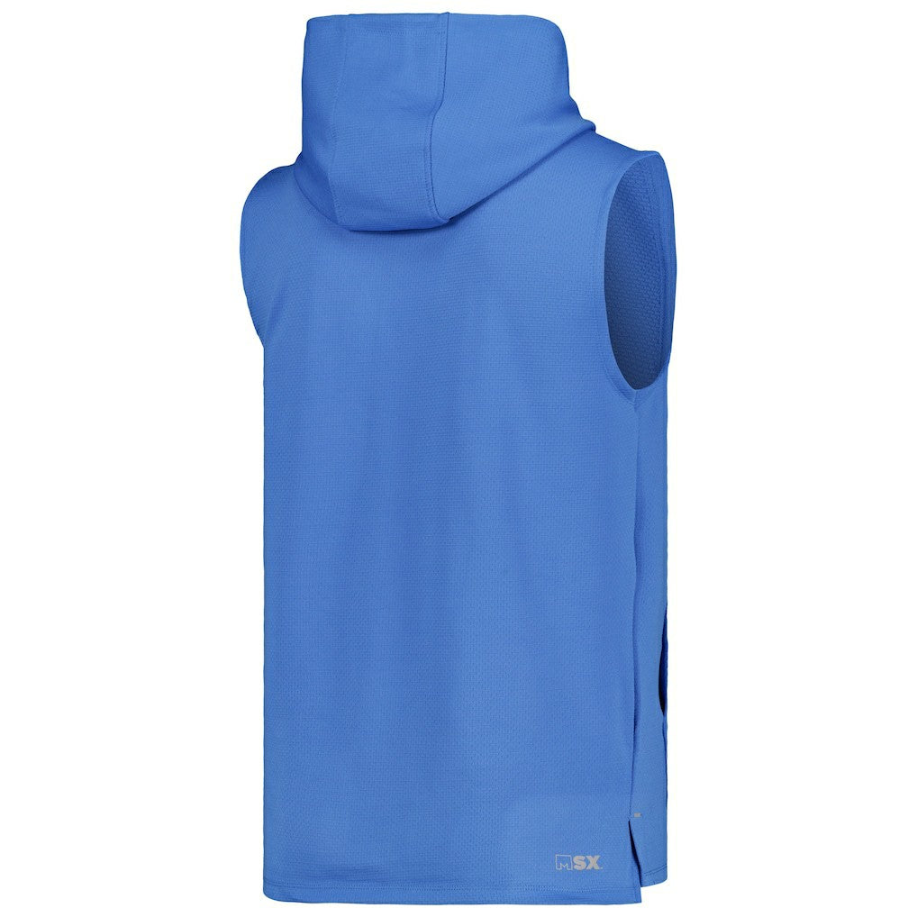 MSX by Michael Strahan Marathon Sleeveless Pullover Hoodie - Los Angeles Chargers