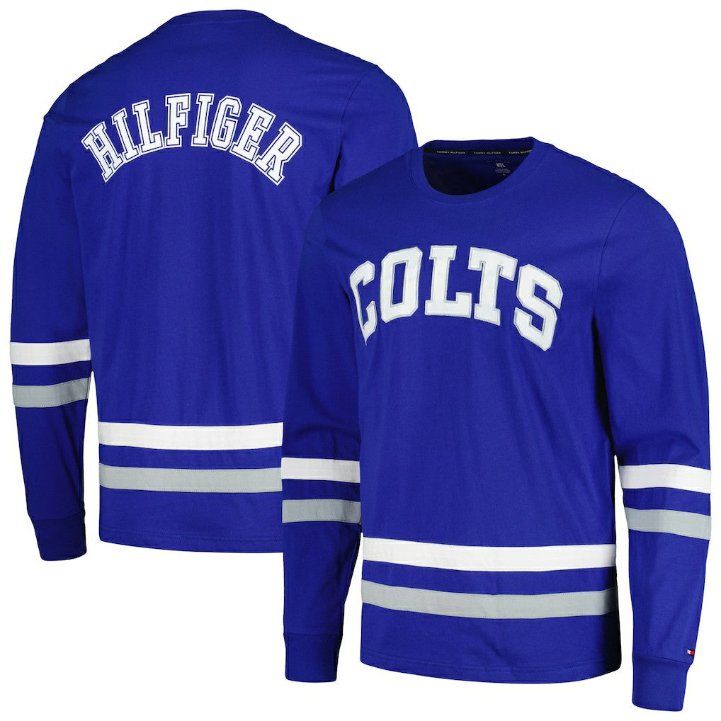 Tommy Hilfiger Nolan Long Sleeve T-Shirt - Indianapolis Colts