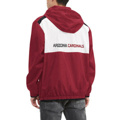 Tommy Hilfiger Carter Half-Zip Hooded Top - Arizona Cardinals