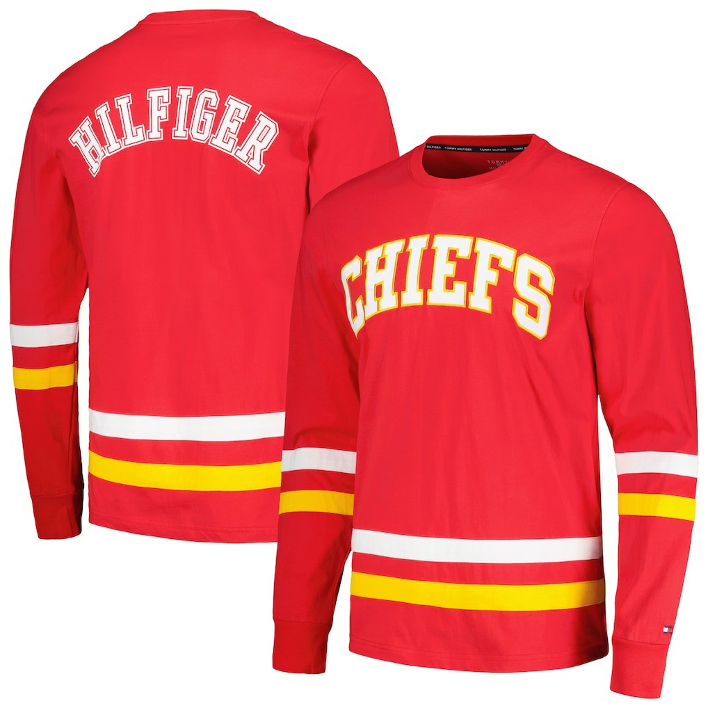 Tommy Hilfiger Nolan Long Sleeve T-Shirt - Kansas City Chiefs