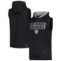 MSX by Michael Strahan Marathon Sleeveless Pullover Hoodie - Las Vegas Raiders