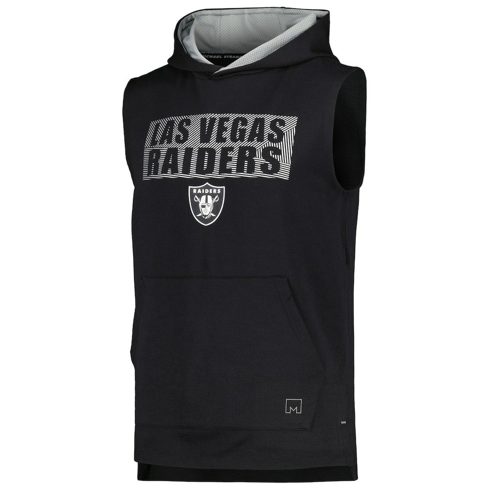 MSX by Michael Strahan Marathon Sleeveless Pullover Hoodie - Las Vegas Raiders