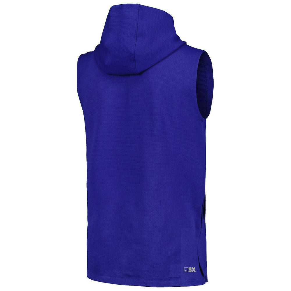 MSX by Michael Strahan Marathon Sleeveless Pullover Hoodie - Los Angeles Rams