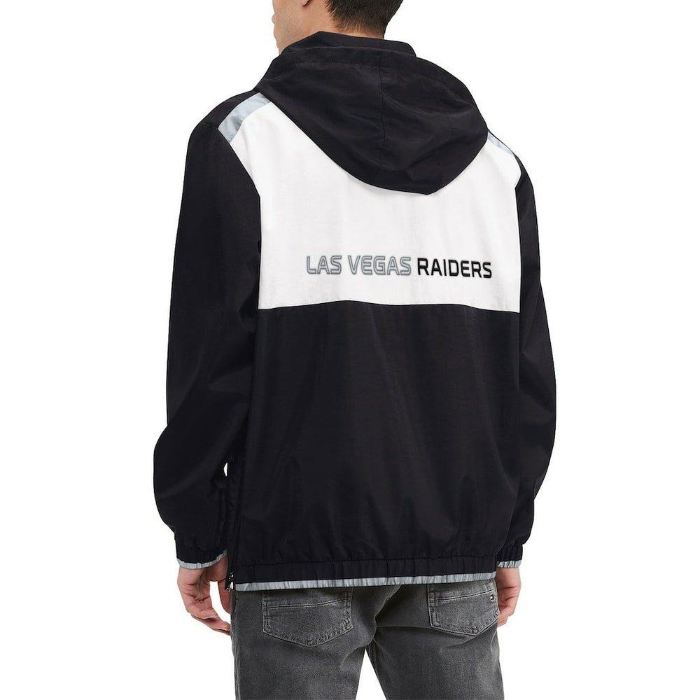 Tommy Hilfiger Carter Half-Zip Hooded Top - Las Vegas Raiders