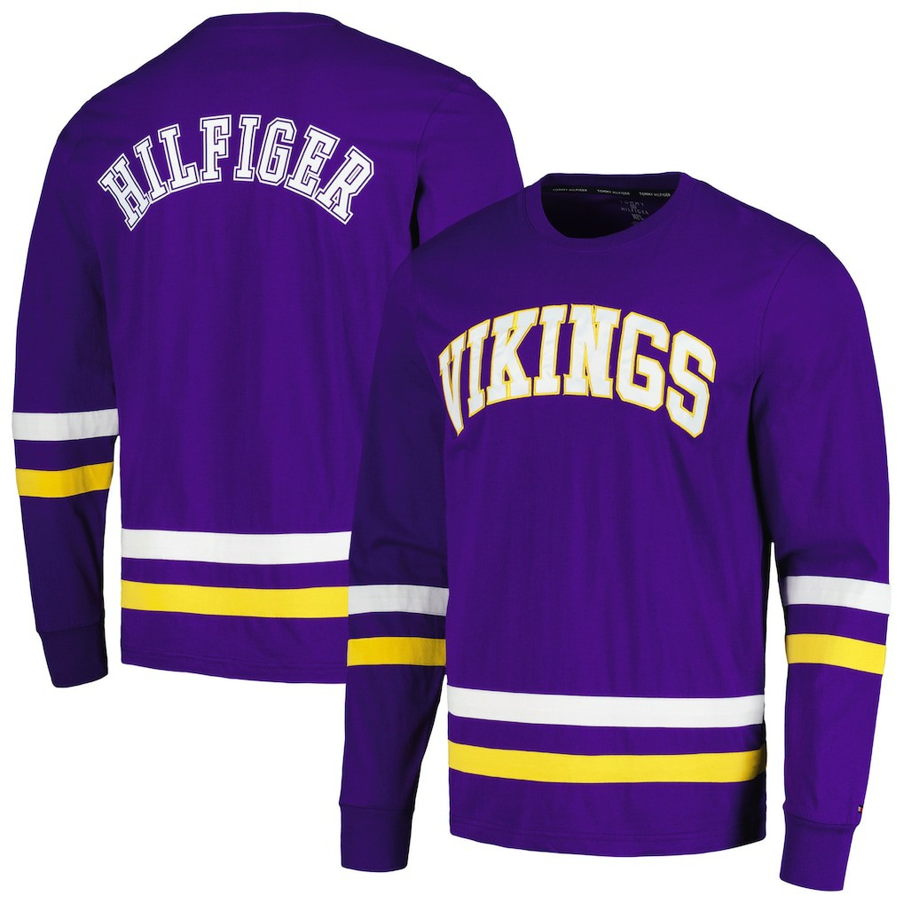 Tommy Hilfiger Nolan Long Sleeve T-Shirt - Minnesota Vikings