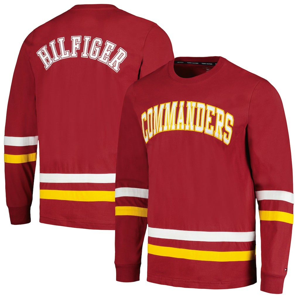 Tommy Hilfiger Nolan Long Sleeve T-Shirt - Washington Commanders