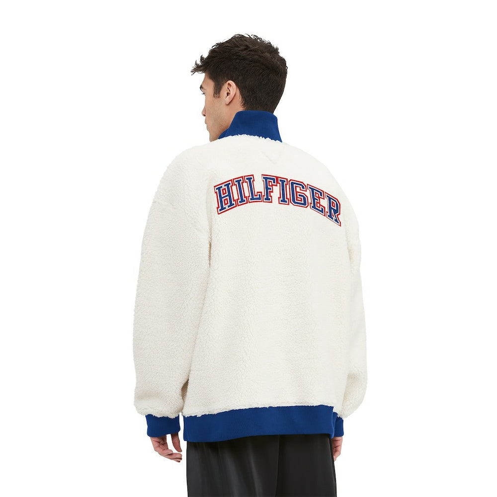 Tommy Hilfiger Jordan Sherpa Quarter-Zip Sweatshirt - Buffalo Bills