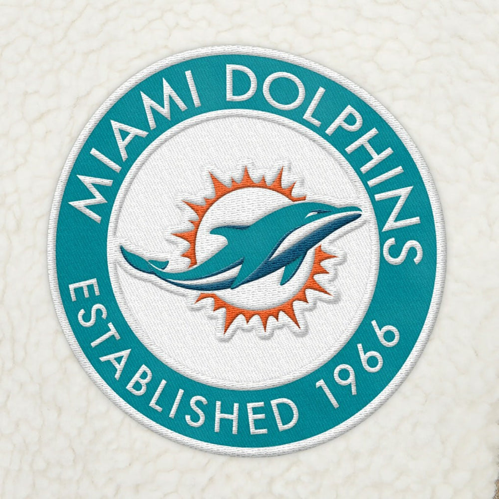 Tommy Hilfiger Jordan Sherpa Quarter-Zip Sweatshirt - Miami Dolphins
