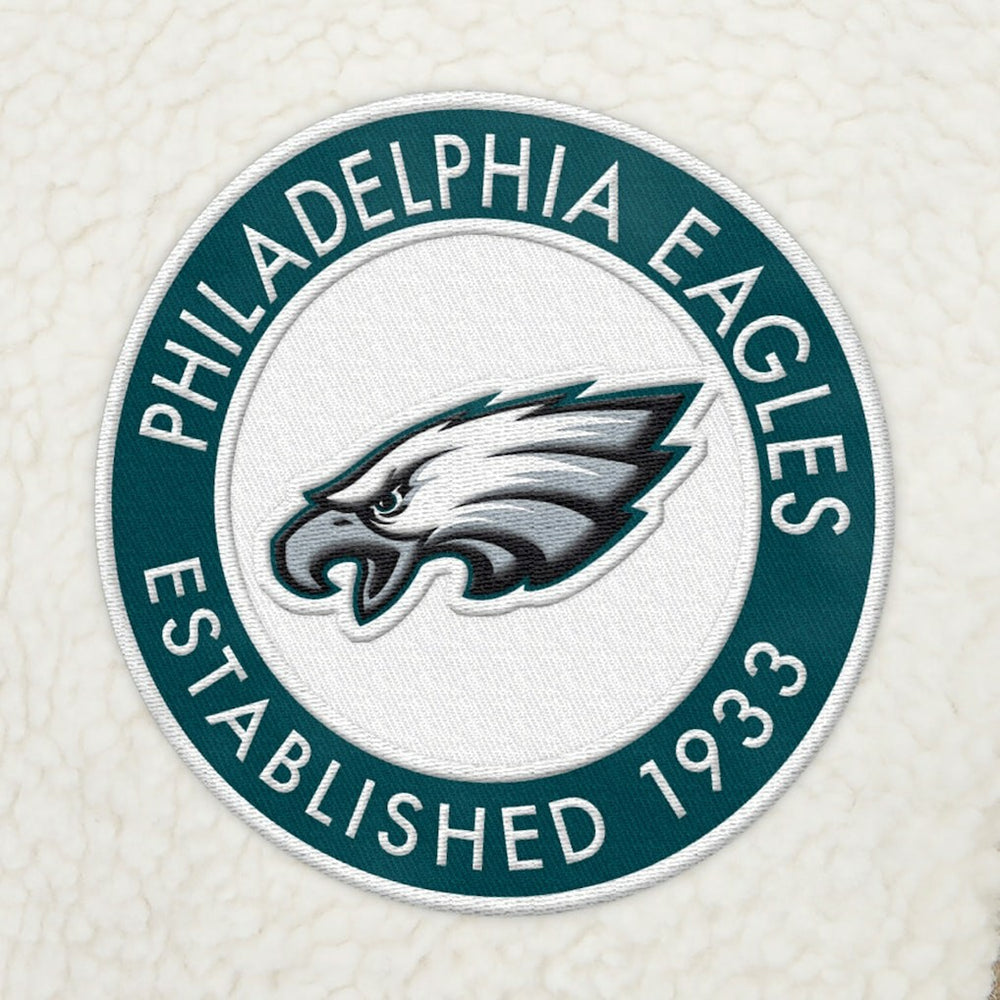 Tommy Hilfiger Jordan Sherpa Quarter-Zip Sweatshirt - Philadelphia Eagles