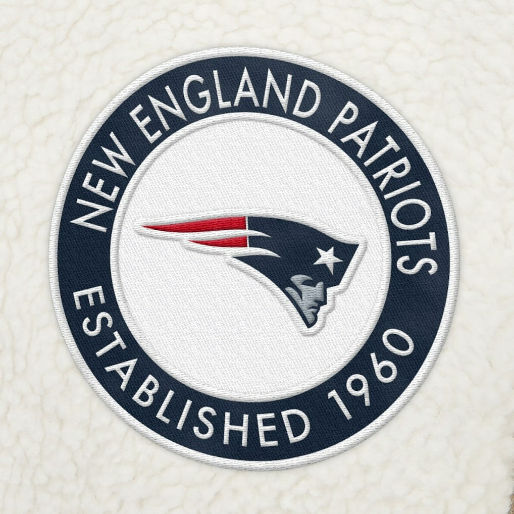 Tommy Hilfiger Jordan Sherpa Quarter-Zip Sweatshirt - New England Patriots