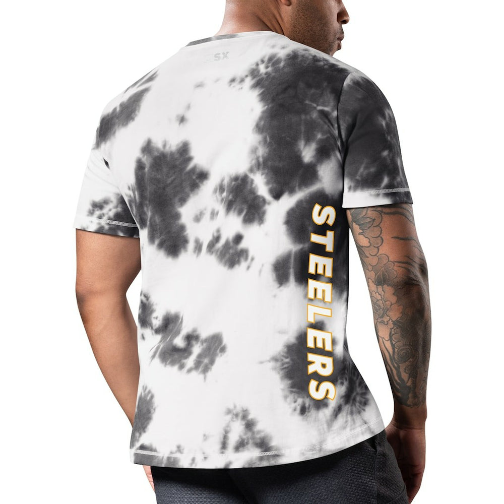 MSX by Michael Strahan Freestyle Tie-Dye T-Shirt - Pittsburgh Steelers