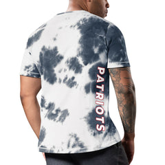 MSX by Michael Strahan Freestyle Tie-Dye T-Shirt - New England Patriots