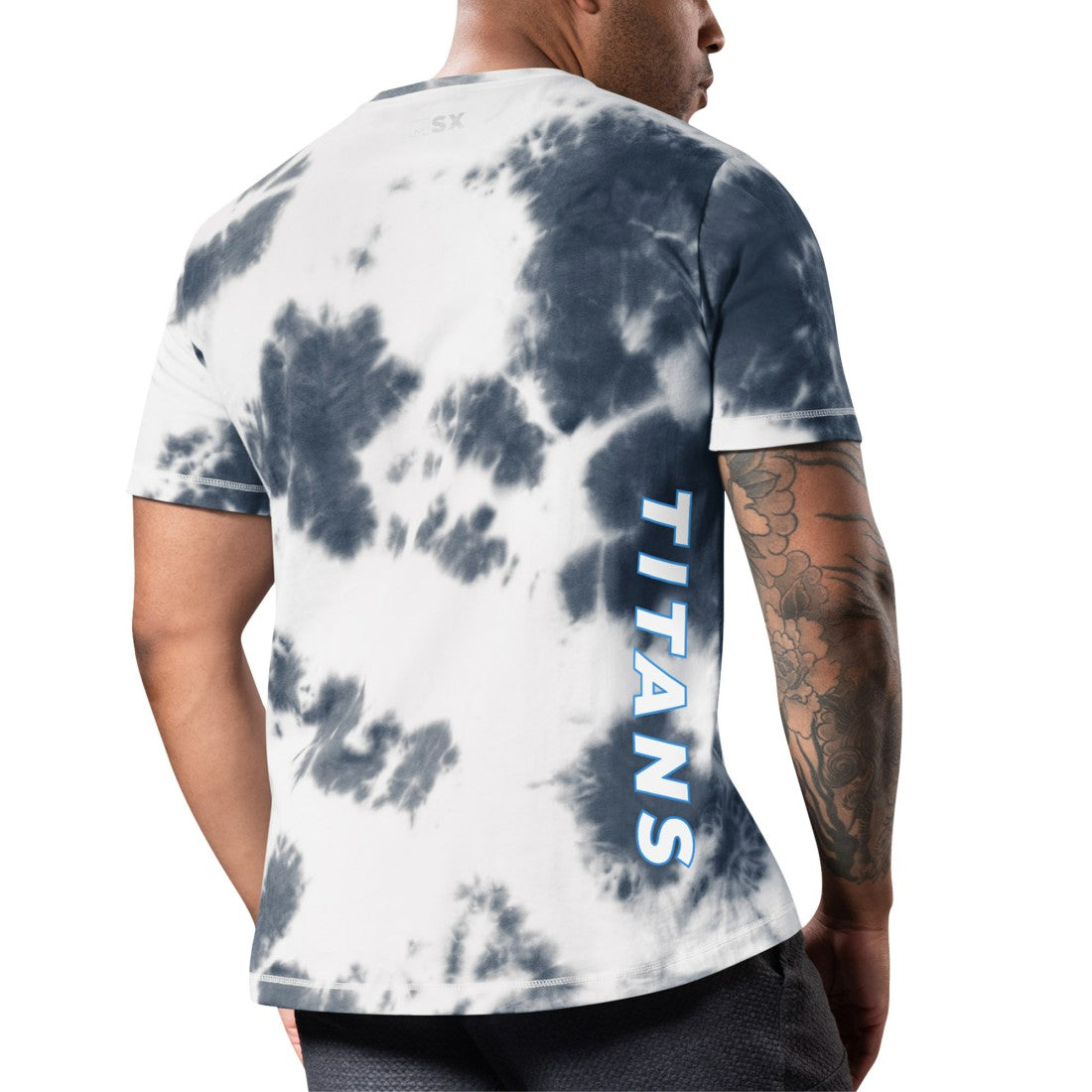 MSX by Michael Strahan Freestyle Tie-Dye T-Shirt - Tennessee Titans