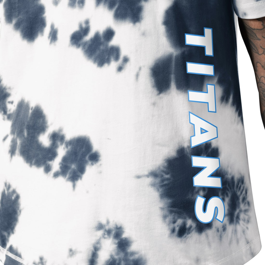 MSX by Michael Strahan Freestyle Tie-Dye T-Shirt - Tennessee Titans