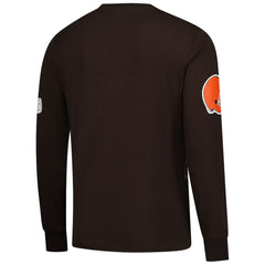 Starter Clutch Hit Long Sleeve T-Shirt - Cleveland Browns