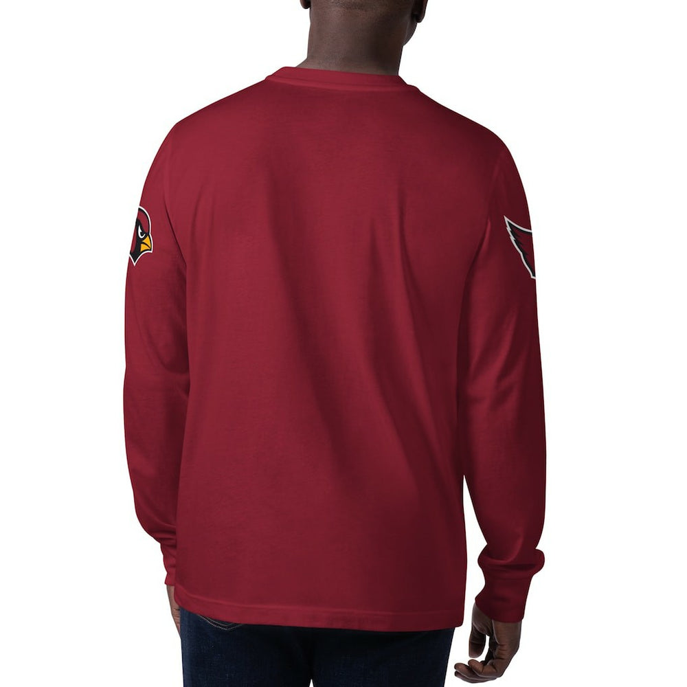 Starter Clutch Hit Long Sleeve T-Shirt - Arizona Cardinals
