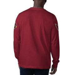 Starter Clutch Hit Long Sleeve T-Shirt - Arizona Cardinals