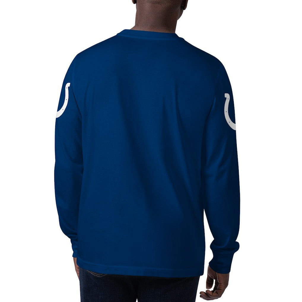 Starter Clutch Hit Long Sleeve T-Shirt - Indianapolis Colts