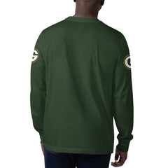 Starter Clutch Hit Long Sleeve T-Shirt - Green Bay Packers