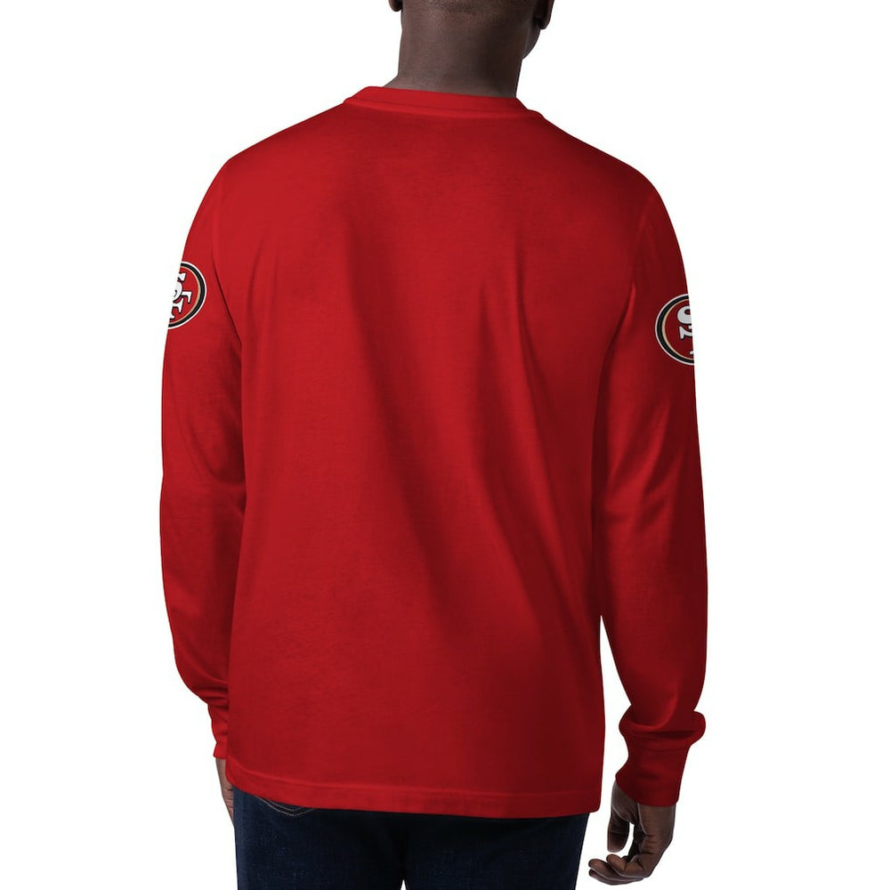 Starter Clutch Hit Long Sleeve T-Shirt - San Francisco 49ers