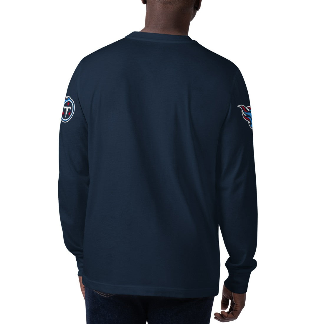 Starter Clutch Hit Long Sleeve T-Shirt - Tennessee Titans
