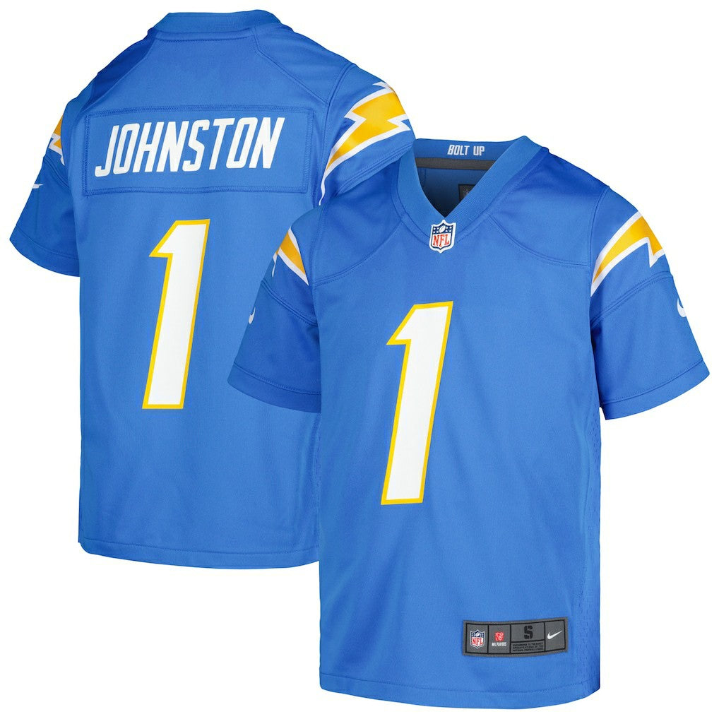 Quentin Johnston  Youth Game Jersey - Los Angeles Chargers