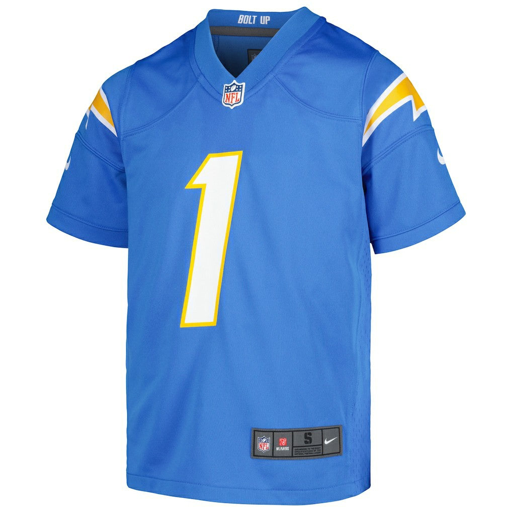 Quentin Johnston  Youth Game Jersey - Los Angeles Chargers