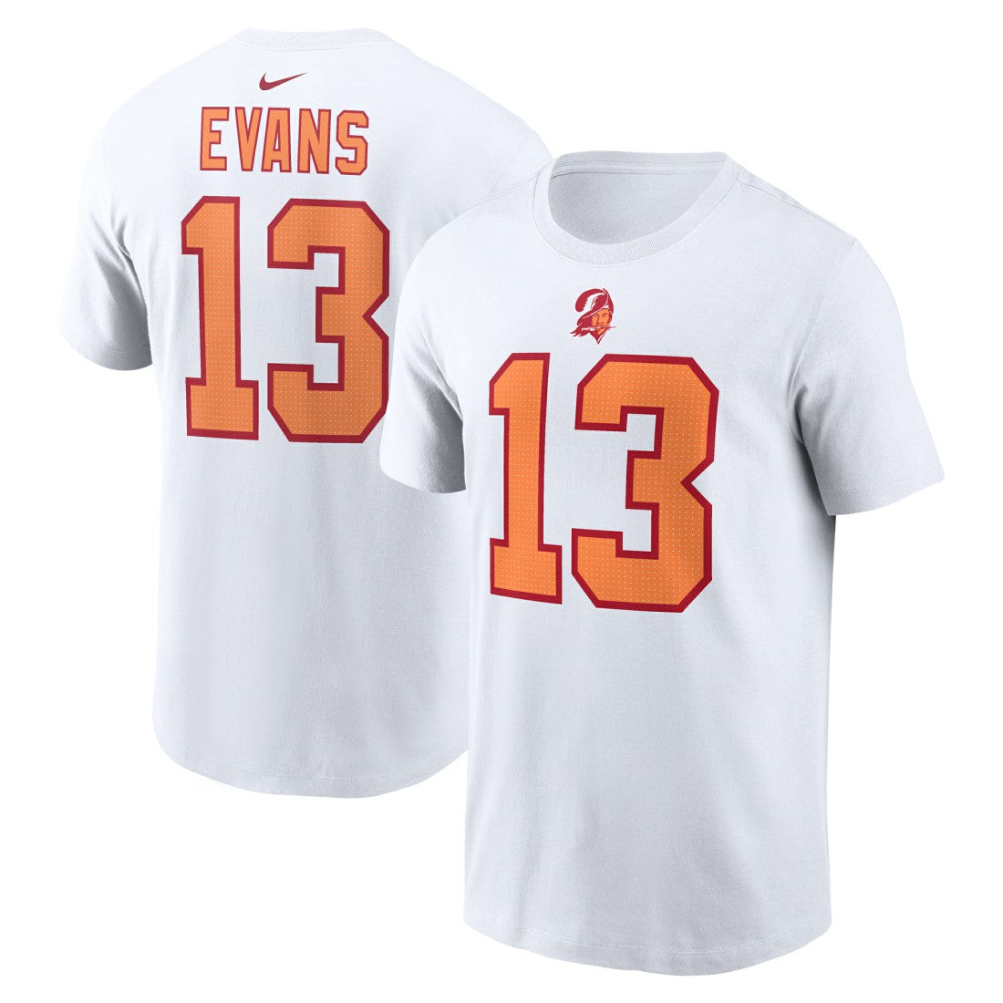 Mike Evans '76  50th Season Name & Number T-Shirt - Tampa Bay Buccaneers
