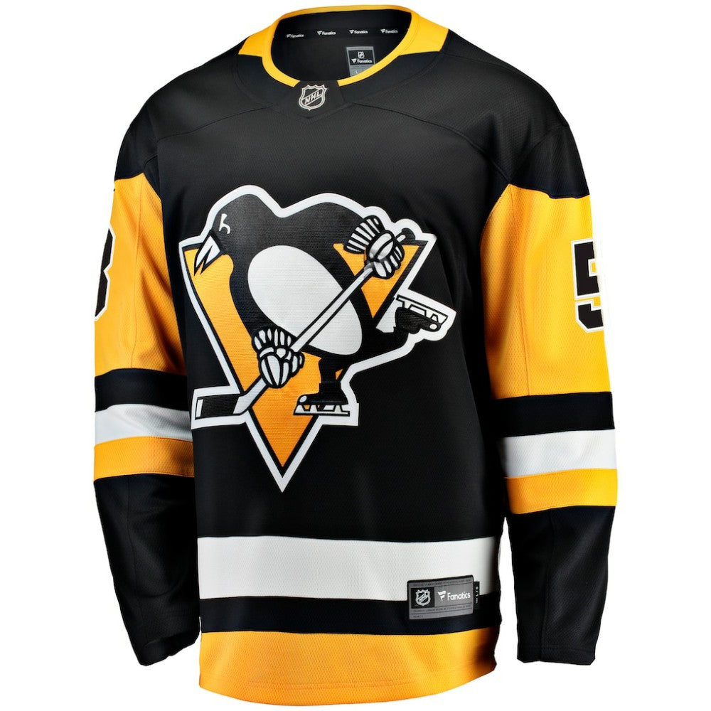 NHL Black Kris Letang Pittsburgh Penguins Fanatics Home Breakaway Jersey
