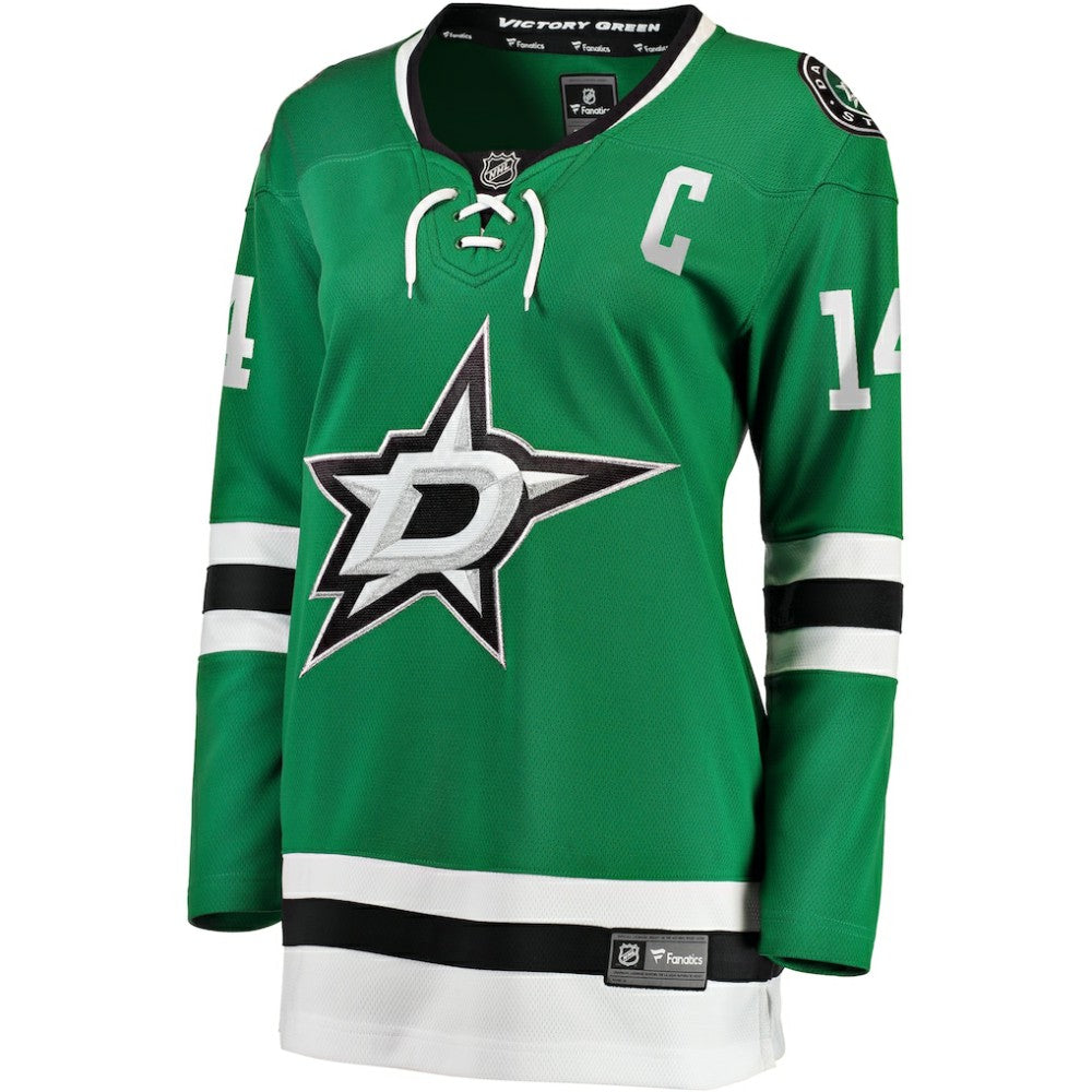 NHL Kelly Green Jamie Benn Dallas Stars Fanatics Women's Captain Patch Home Breakaway Player Jersey