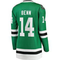 NHL Kelly Green Jamie Benn Dallas Stars Fanatics Women's Captain Patch Home Breakaway Player Jersey