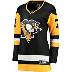 NHL Black Evgeni Malkin Pittsburgh Penguins Fanatics Women's Home Breakaway Player Jersey
