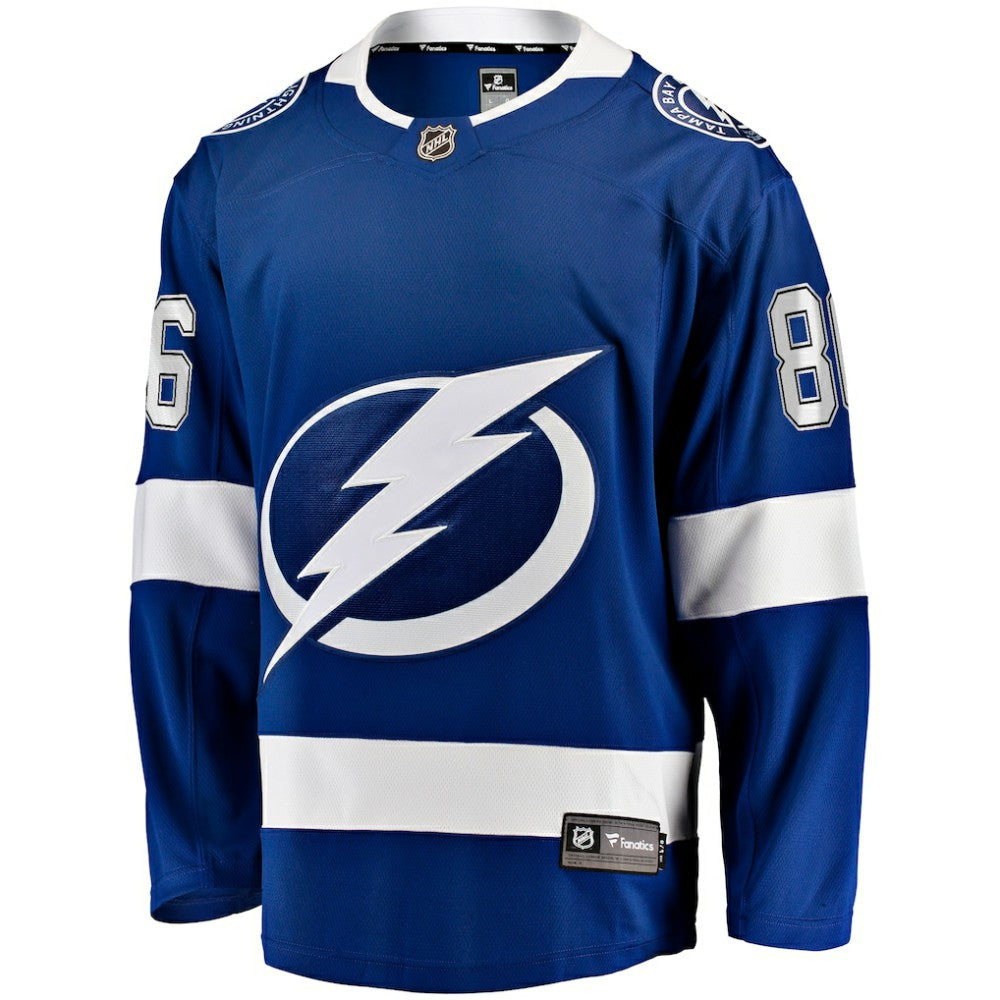 NHL Blue Nikita Kucherov Tampa Bay Lightning Fanatics Home Breakaway Jersey