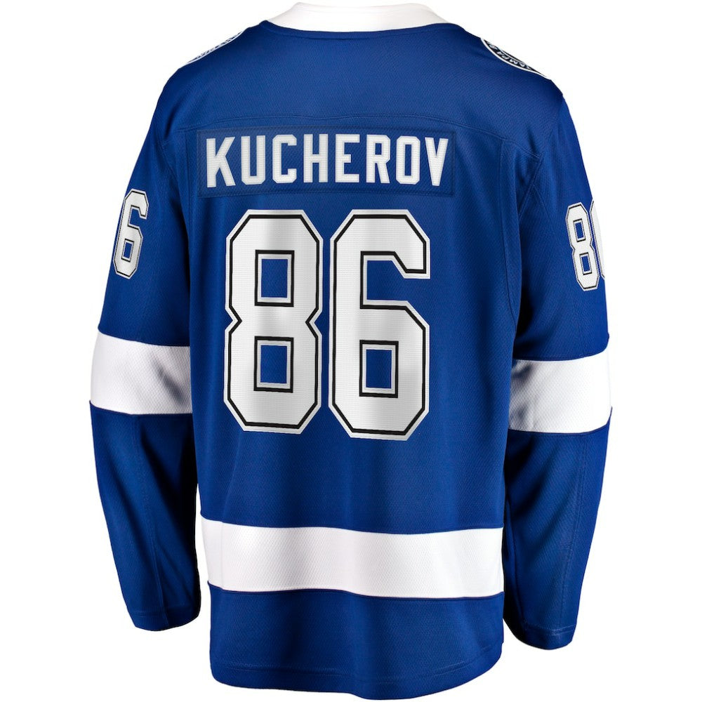 NHL Blue Nikita Kucherov Tampa Bay Lightning Fanatics Home Breakaway Jersey