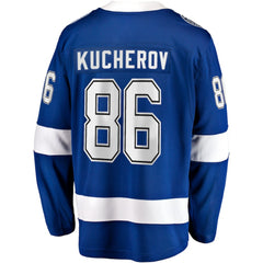 NHL Blue Nikita Kucherov Tampa Bay Lightning Fanatics Home Breakaway Jersey