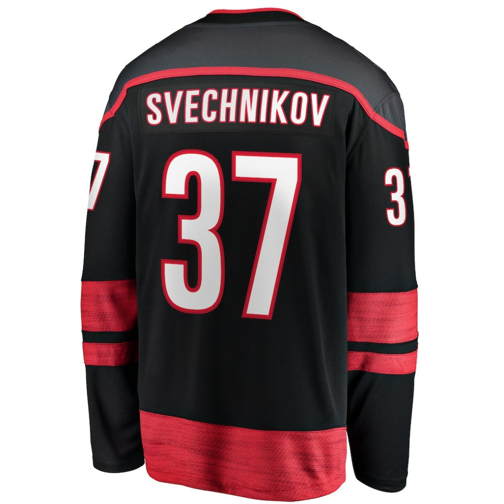 NHL Black Andrei Svechnikov Carolina Hurricanes Fanatics Home Breakaway Jersey