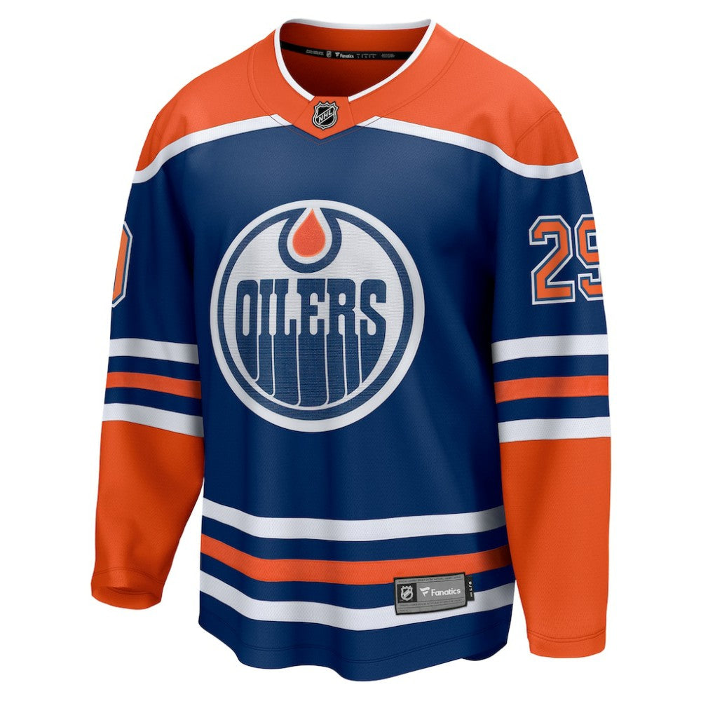 NHL Royal Leon Draisaitl Edmonton Oilers Fanatics Home Breakaway Jersey