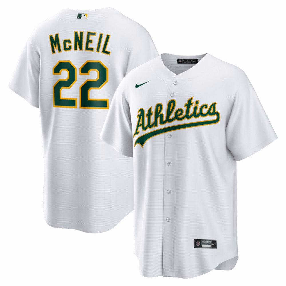 MLB Jeff McNeil Athletics Nike Home Replica Jersey