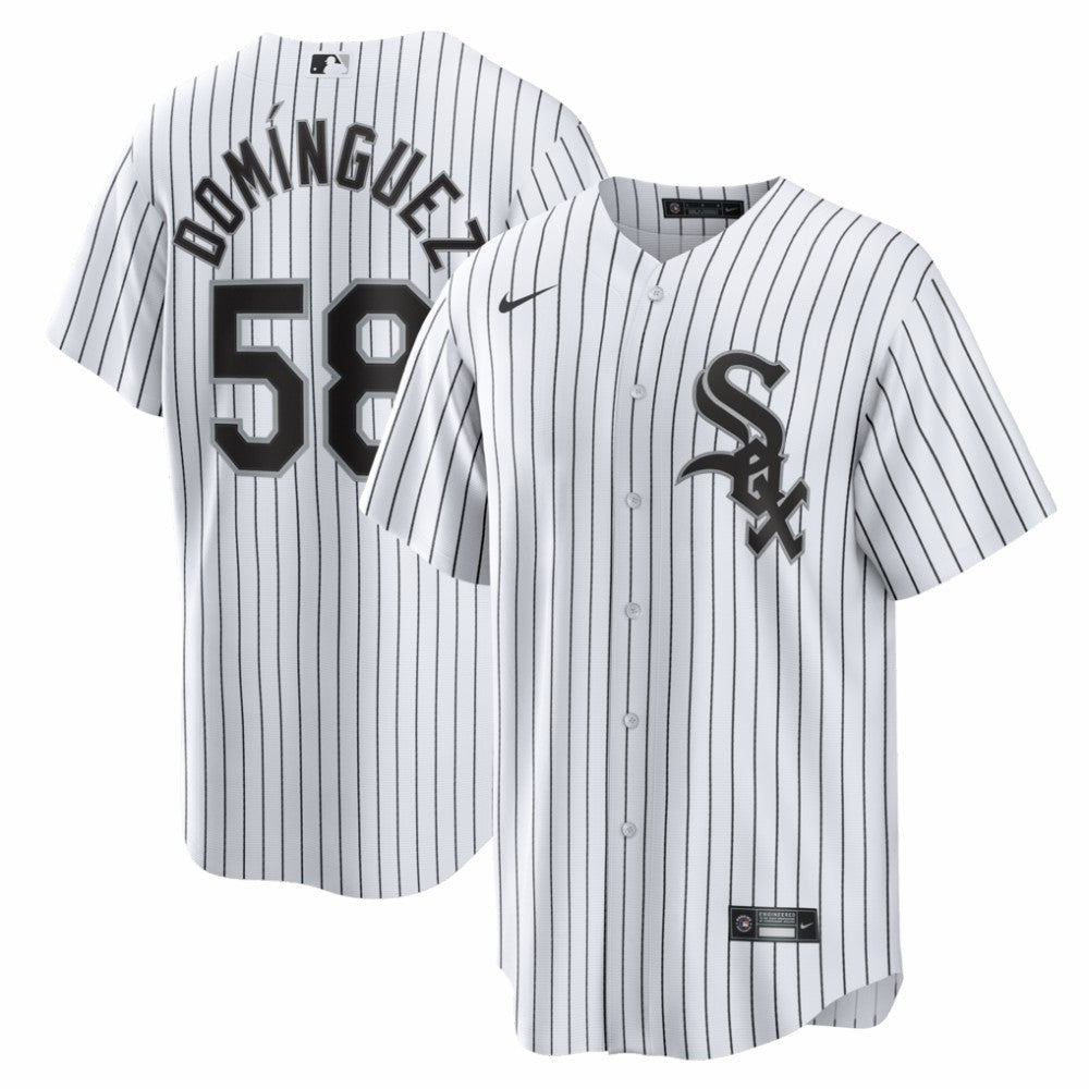 MLB Seranthony Domínguez Chicago White Sox Nike Home Replica Jersey